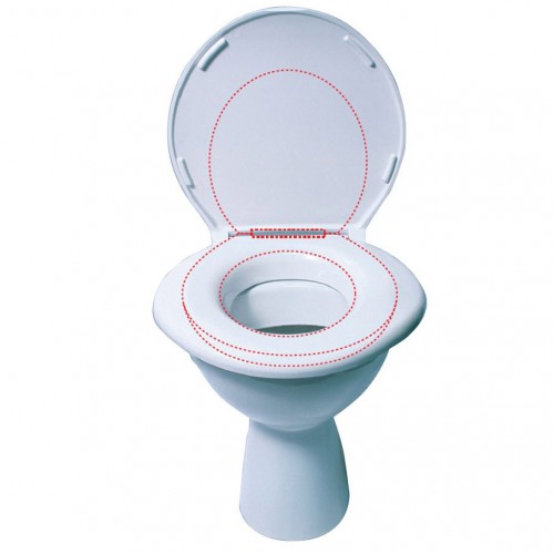 Rusteloosheid Canada hardop Brede toiletbril Big John | Extra grote toiletbril | Hulpmiddelenshop.nl